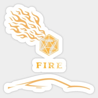 Rolling Fire Sticker